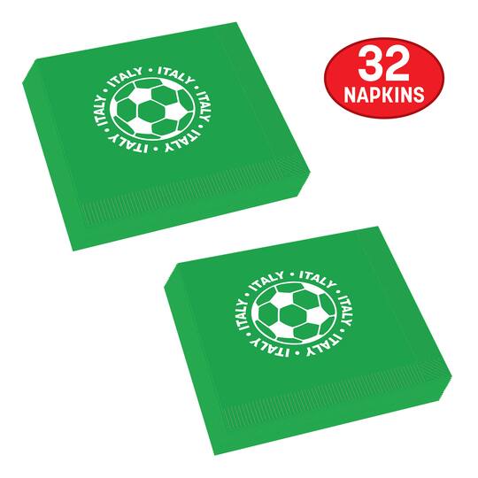 Italy Soccer Luncheon Napkins, 32ct.